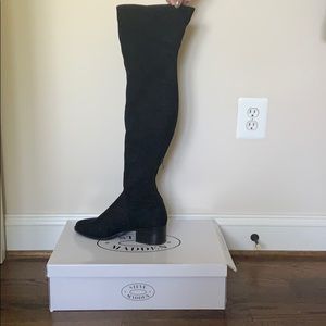 Kneee high suede steve madden boots